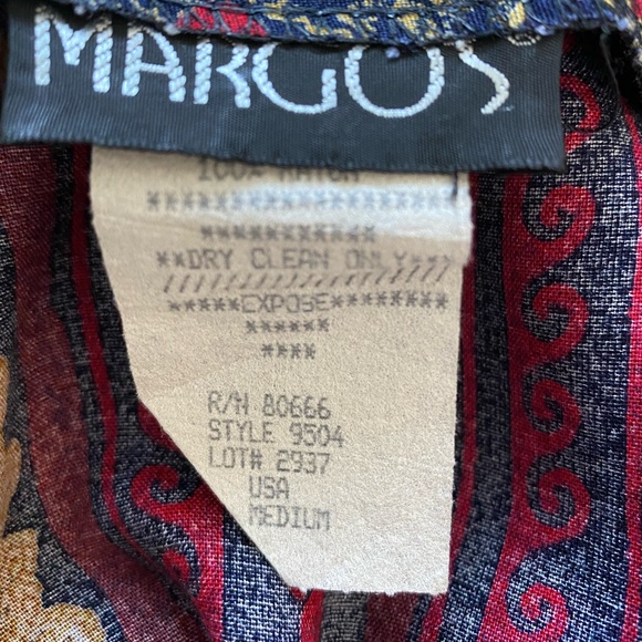 Patterned Wrap Skirt - Picture 4 of 4